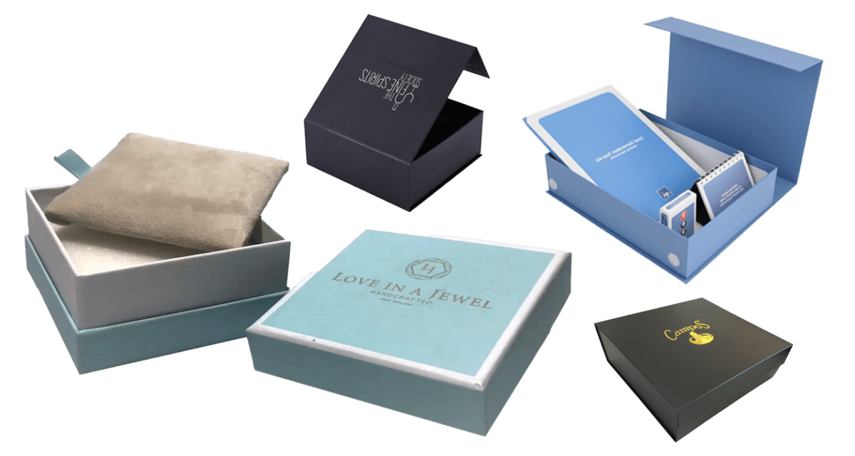 Custom Rigid Boxes - Luxury Rigid Packaging Wholesale