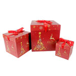 two piece CHRISTMAS BOXES