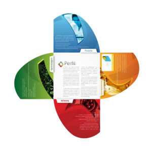 Square plate Brochures