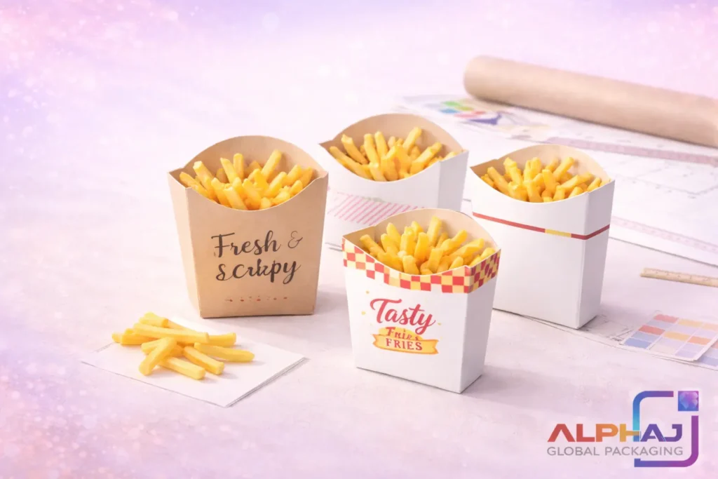 French fry boxes